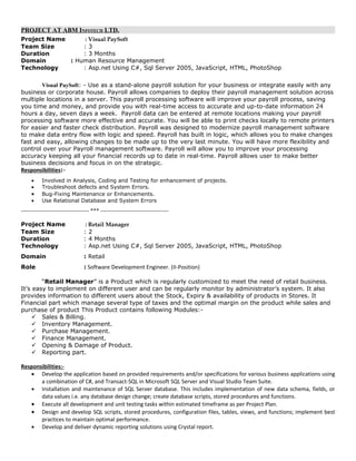My CV