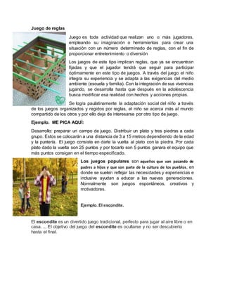 Reglas del juego de sangre