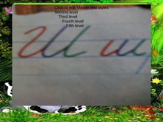 Click to edit Master text styles
Second level
  Third level
    Fourth level
       Fifth level
 