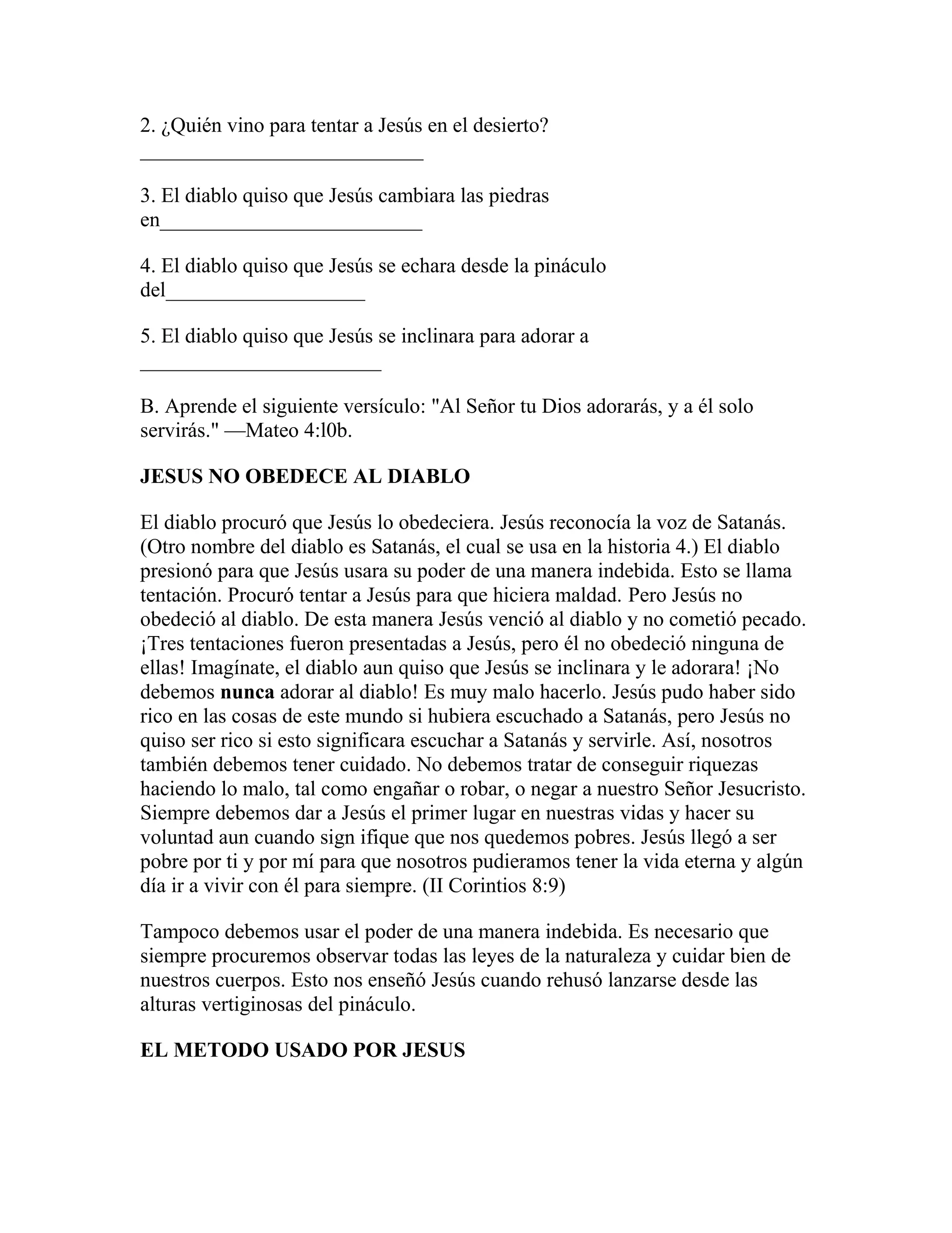 A bible study on matthew spanish