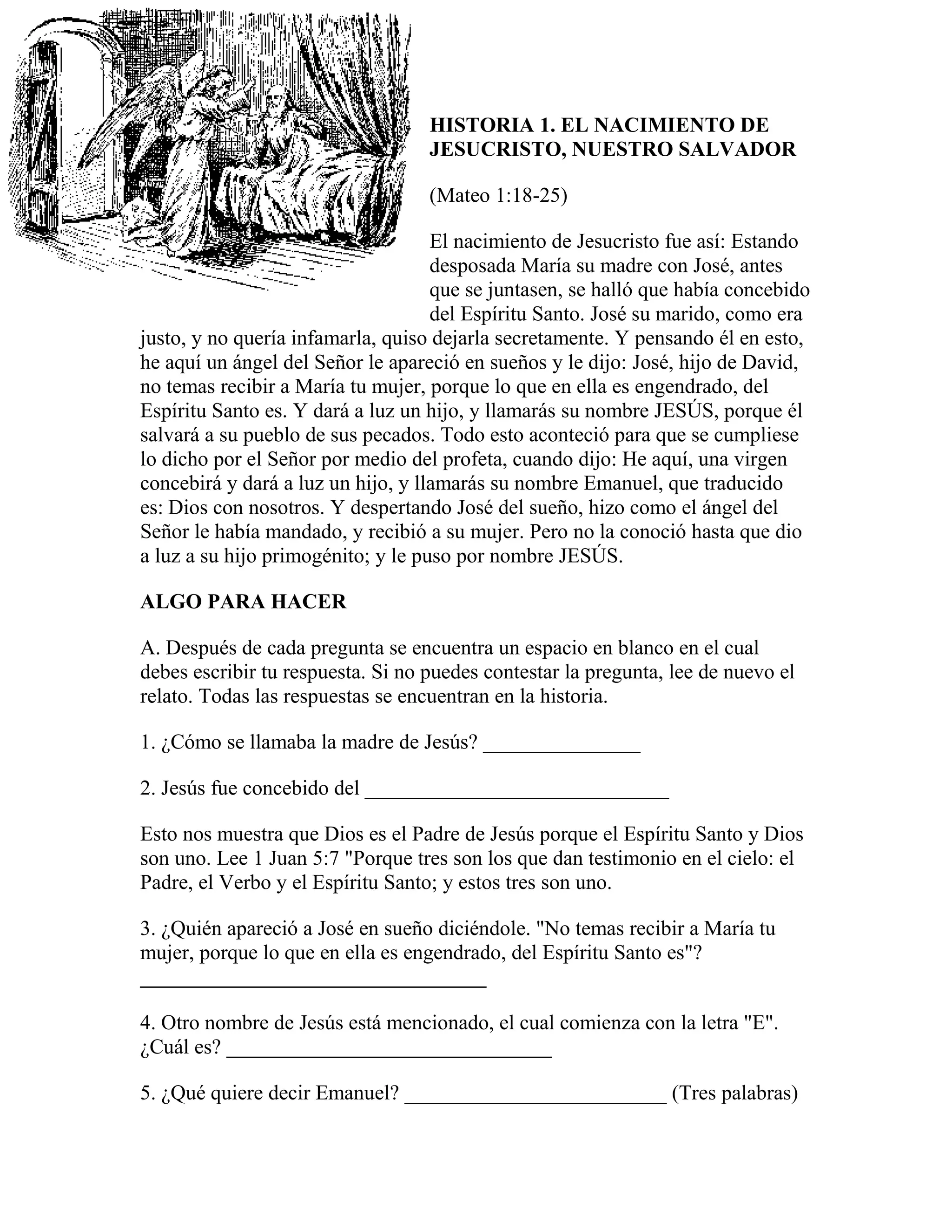 A bible study on matthew spanish