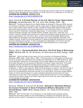 Military Bibliography Example A Bibliography Of Professional Military Education (PME) | PDF