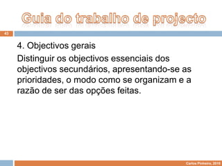 Identificação e formulação dos problemas19