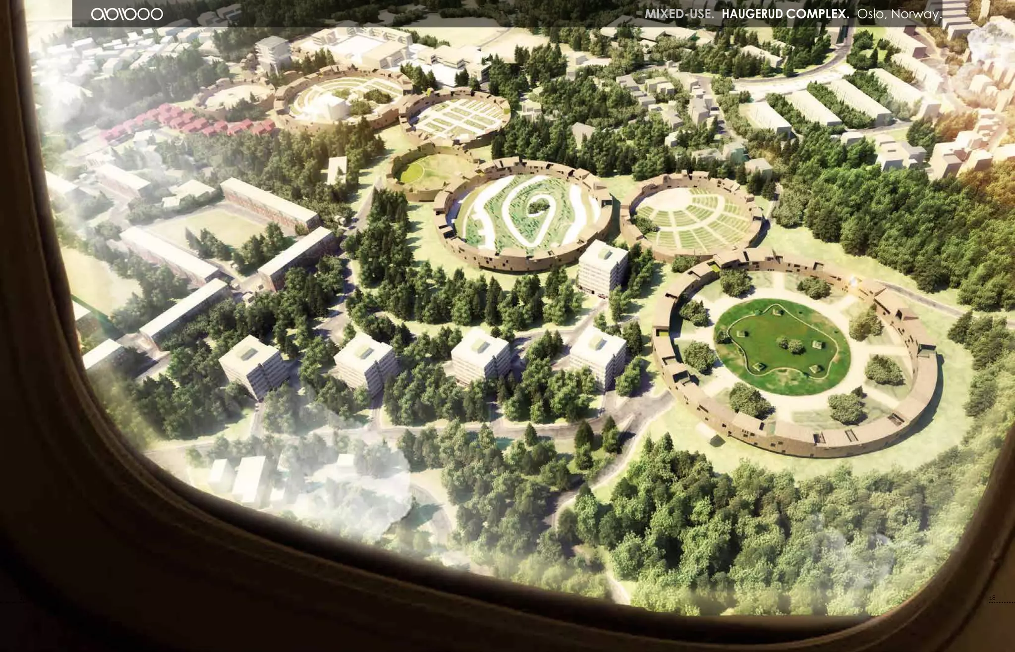 MIXED-USE. HAUGERUD complex. Oslo, Norway.
17 18
 