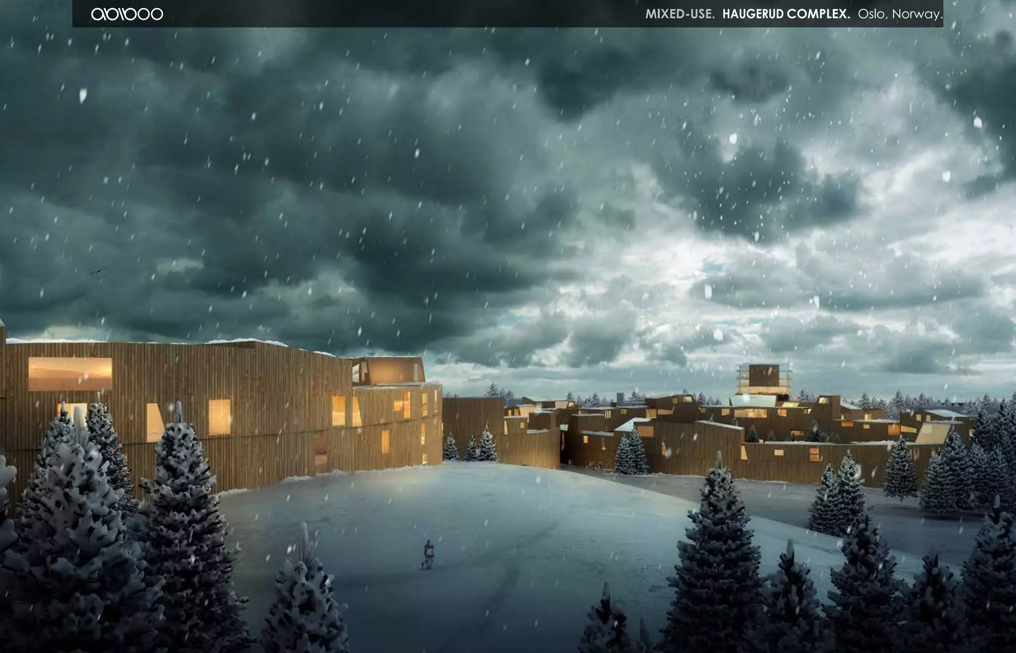 MIXED-USE. HAUGERUD complex. Oslo, Norway.
21 22
 