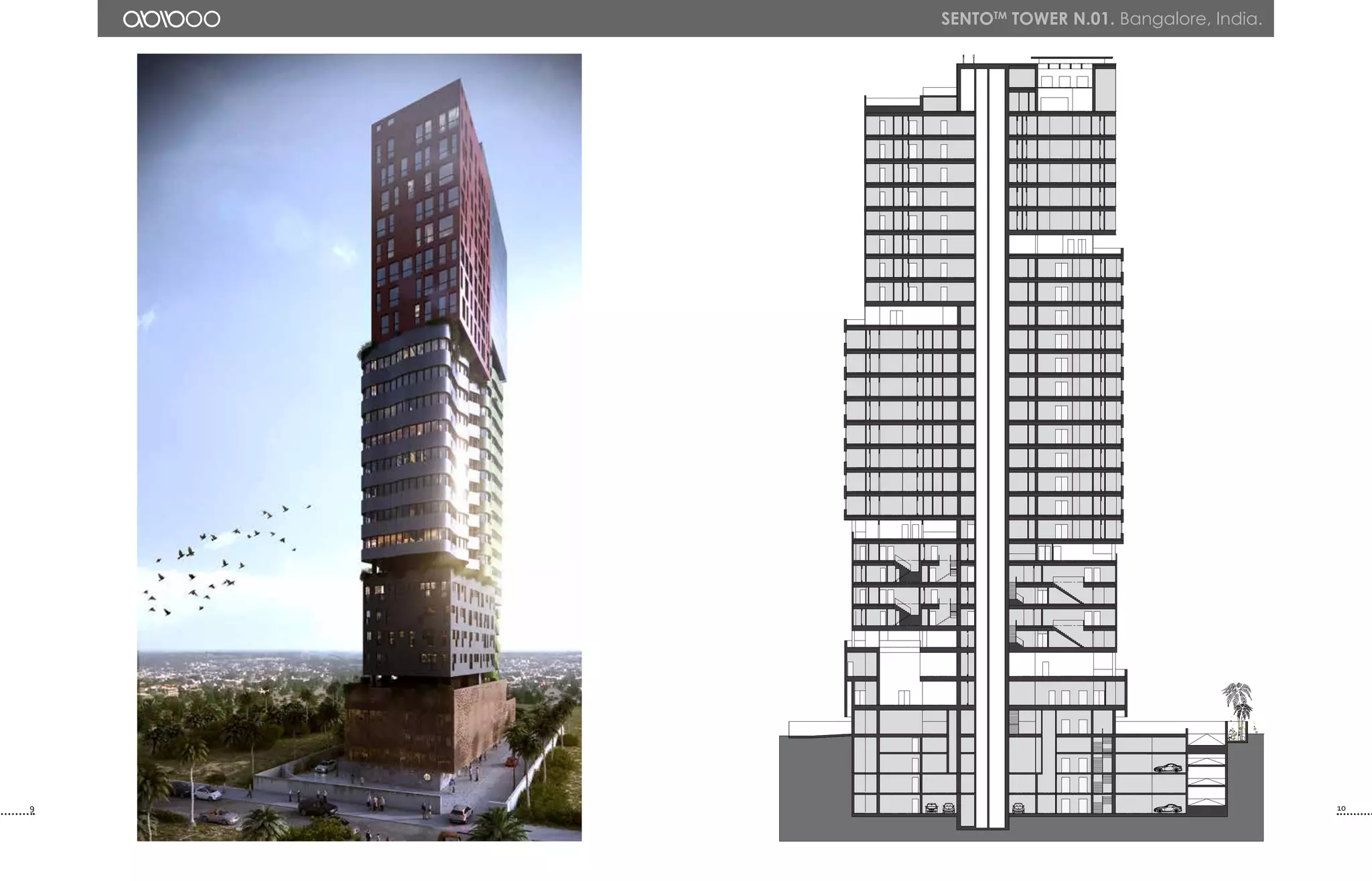 9 10
SENTOTM
TOWER N.01. Bangalore, India.
 