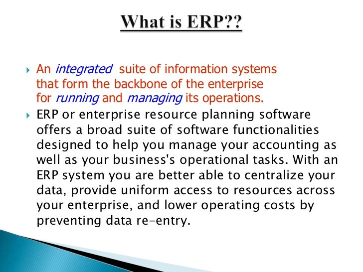 ERP Software System