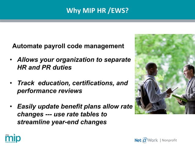 Abila MIP HR And Employee Web Services HR EWS PPT