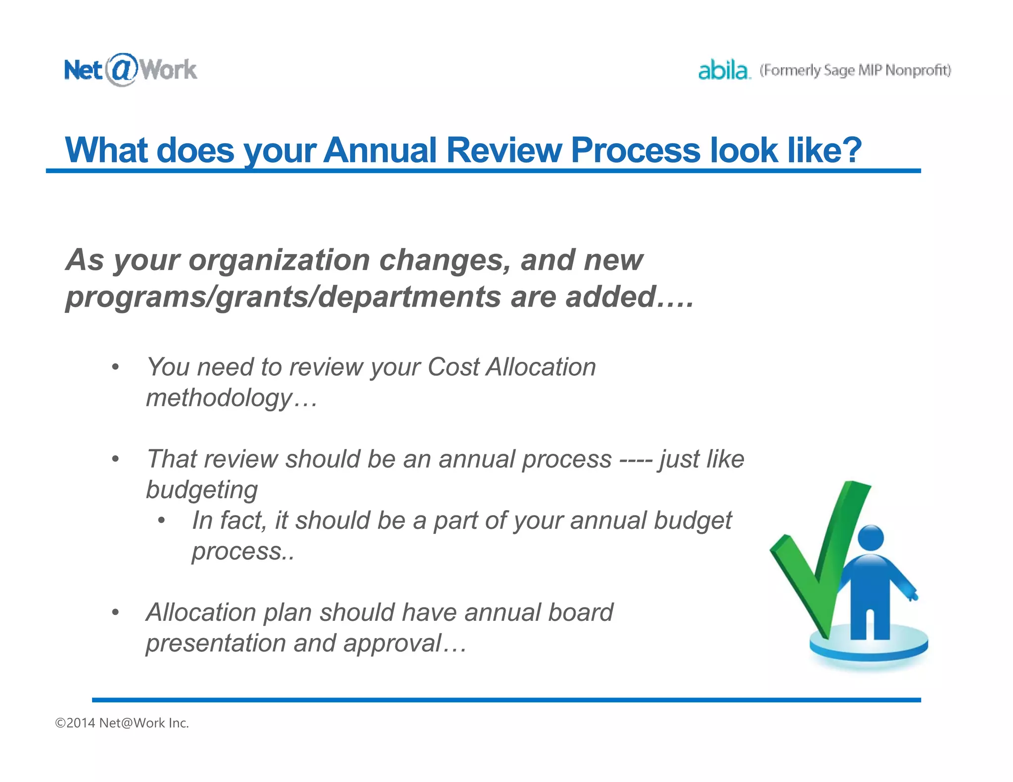 Allocation Processing
 