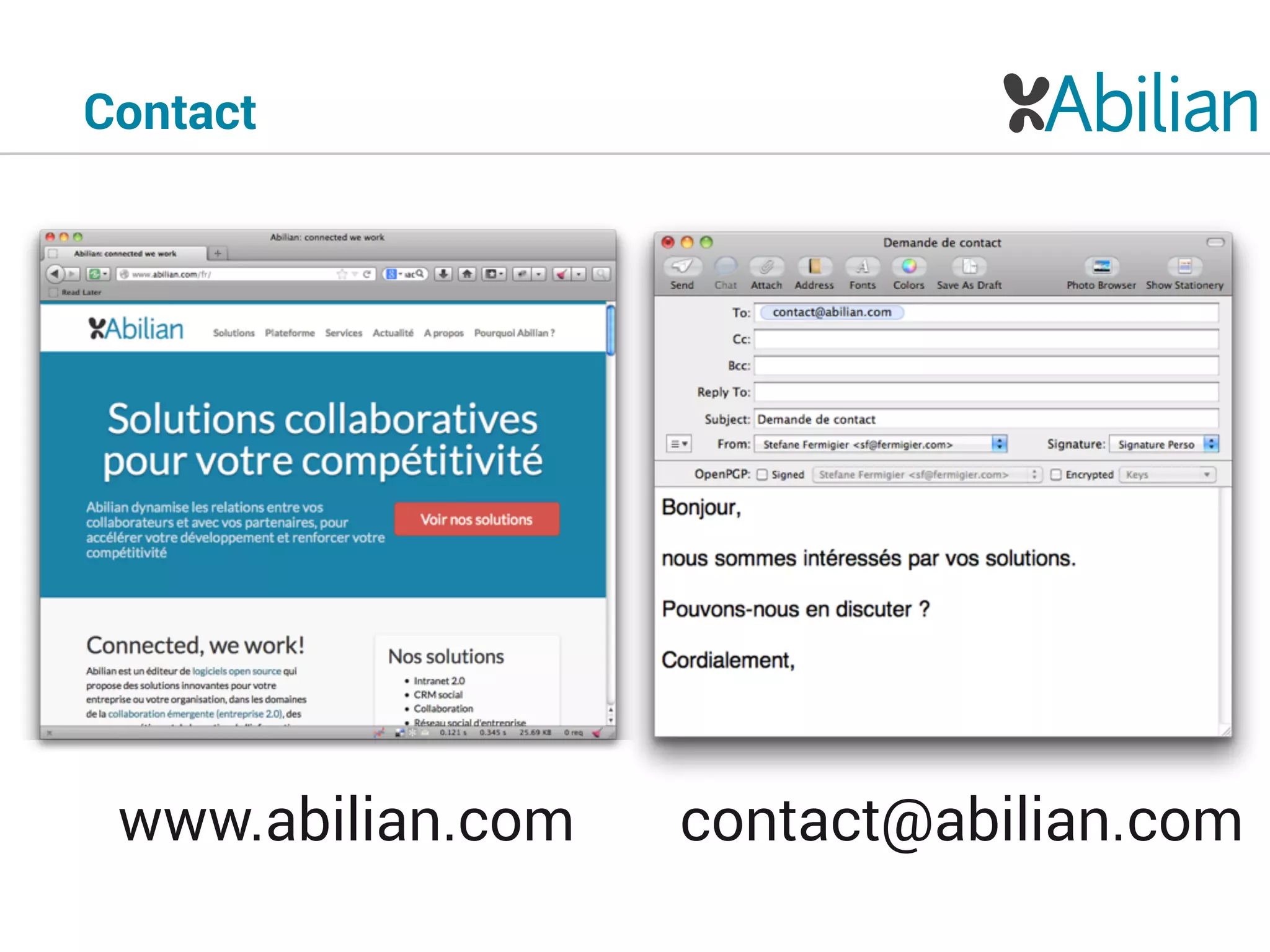 Contact
www.abilian.com contact@abilian.com
 