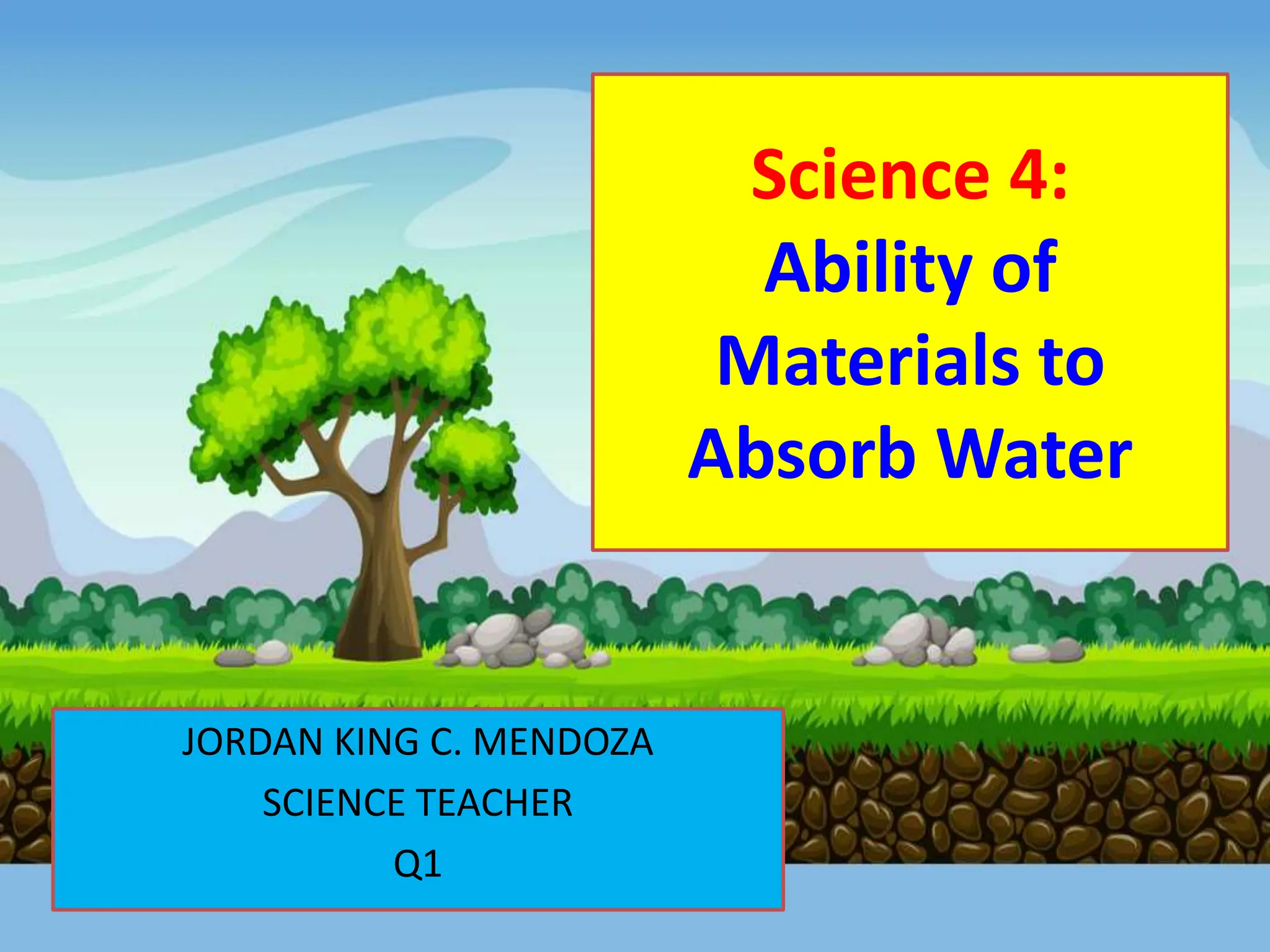 Ability of Materials to Absorb Water.pptx