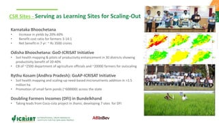 ABInBev-ICRISAT Watershed Project: Improving Agricultural Productivity and Livelihoods Through Holistic and Sustainable Resource Management