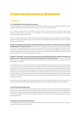 Ab in bev_ar11_corporategovernance | PDF