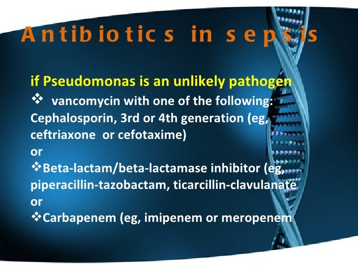 Ticarcillin Clavulanate Pseudomonas