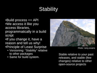 How to be a distribution-friendly project