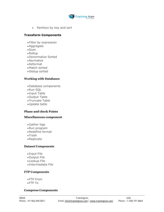 AB INITIO ONLINE TRAINING | PDF