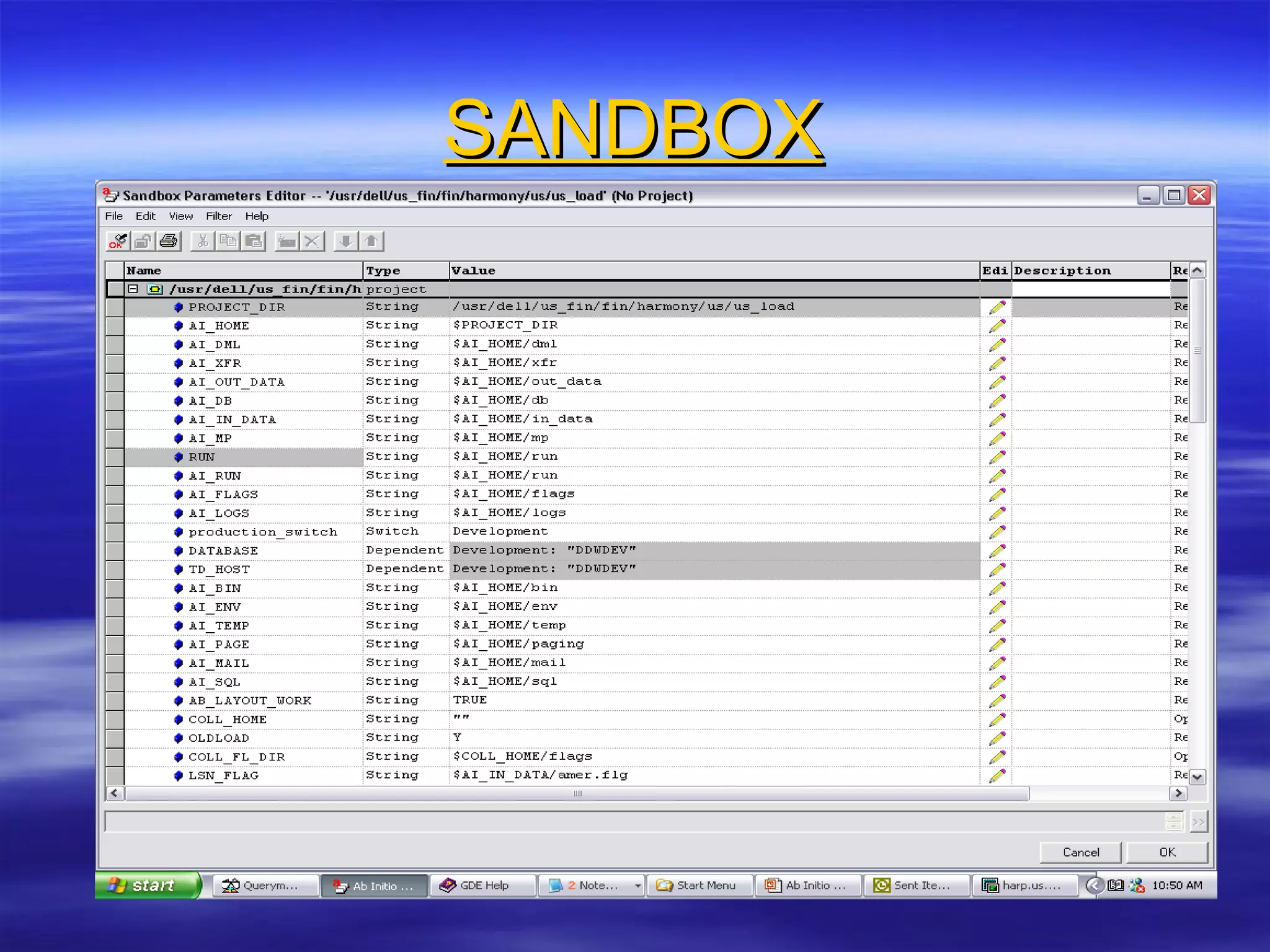 SANDBOXSANDBOX
 