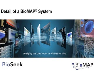 Detail of a BioMAP® System




           Bridging the Gap From In Vitro to In Vivo




1
 