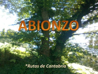 ABIONZO *Rutas de Cantabria 
