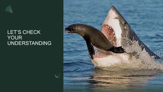 LET’S CHECK
YOUR
UNDERSTANDING
 