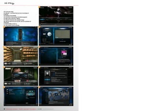 44

40. On Screen Help
41. Info bar – currently there are two recordings in
progress
42. Ending of recordings
43. Overview of previously recorded programs
44. Main menu selection "Media"
45. Weather forecast with satellite image
46. Various Add-ons such as IRC chat are available for
download
47. WhatTheMovie Add-on
48. Xbox Media Center settings

40

45

41

46

42

47

43

48

28 TELE-audiovision International — The World‘s Largest Digital TV Trade Magazine — 1
1-12/2013 — www.TELE-audiovision.com

 