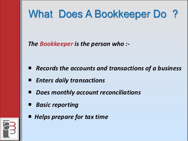 what is bookkeeping