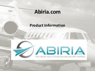 Abiria.com
Product Information

 