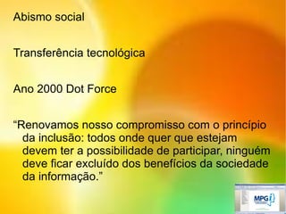 Abismo social 