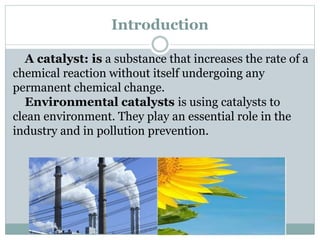 Environmental catalyst, Methanol Synthesizer Catalyst, IDM8 | PPTX