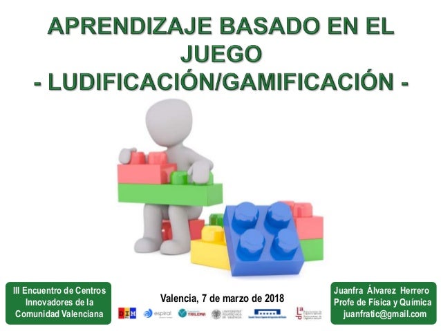 Aprendizaje basado en el juego Gamificación / Ludificación