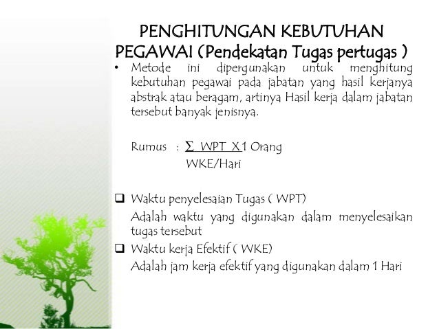 Analisis Beban Kerja