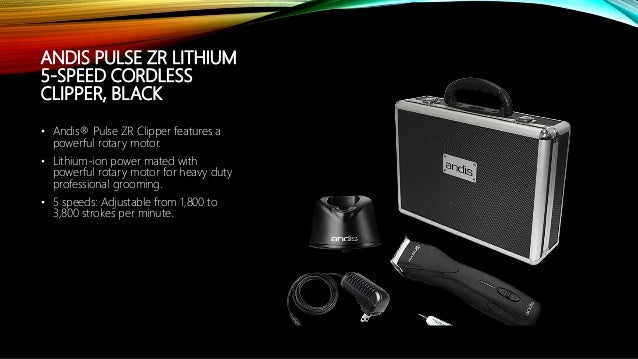 ion 5 speed cordless clipper