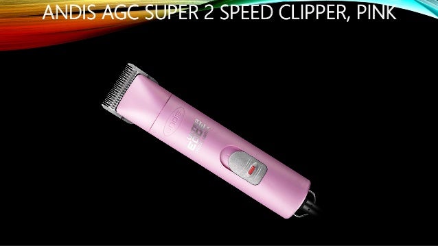 pink andis dog clippers