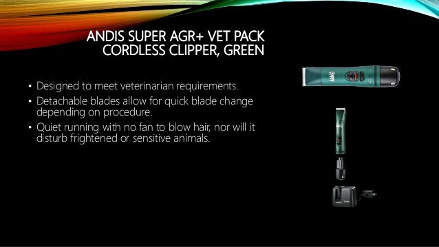 andis super agr  vet pack