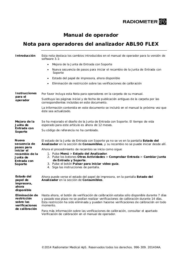 RADIOMETER ABL90 flex manual ususrio vs 3.1