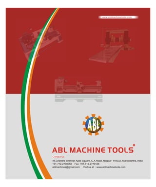 ABL Machine Tools-General Catalogue | PDF