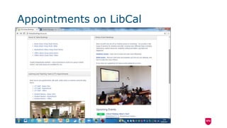 Appointments on LibCal
 