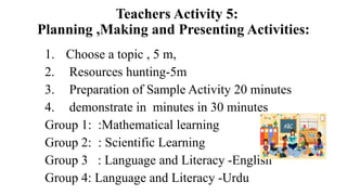 Activity based learning in Early Childhood Education.PPTX
