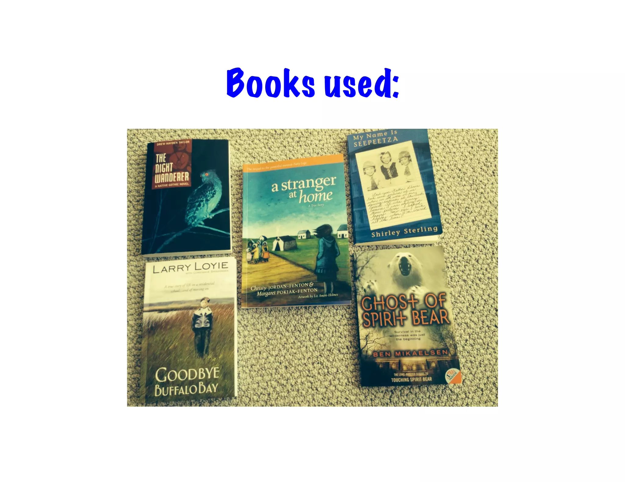 Books used: 
 