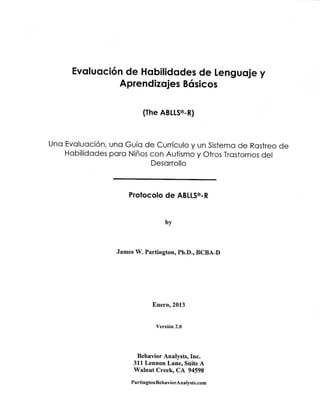 ABLLS-R Protocolo.pdf