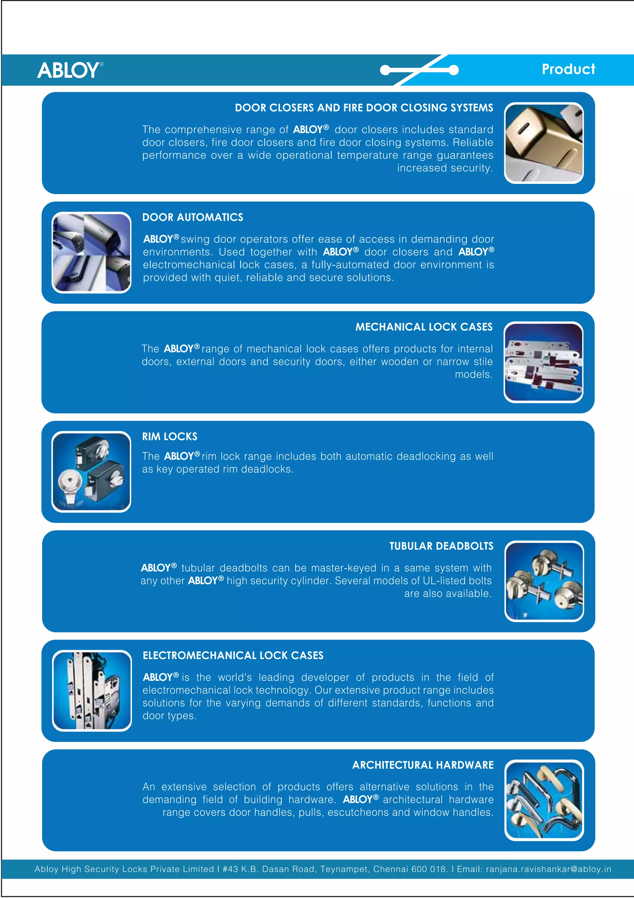 Abloy Company Profile 4pg