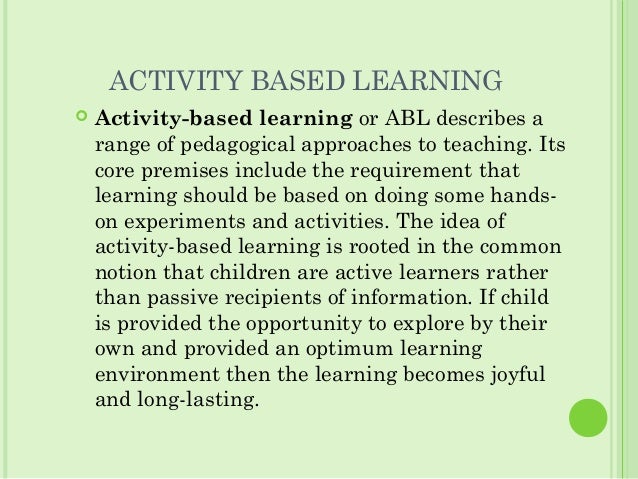 activity based learning ppt Active learning lessons tes teach.