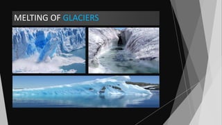MELTING OF GLACIERS
 