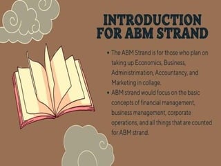 abm strand for students | PPTX
