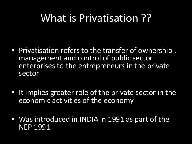 privatisation 