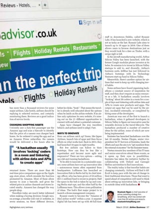 Airlines, hackathons, Labs and VC funds - can it work?