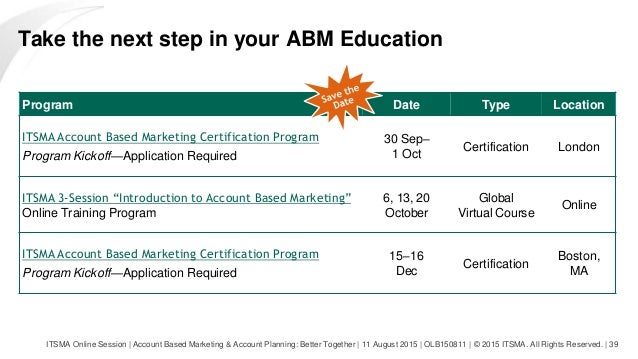 Account Based Marketing and Account Planning - Better Together