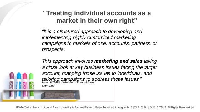 Account Based Marketing and Account Planning - Better Together