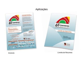 Aplicações




Anúncio                Livreto de Resumos
 