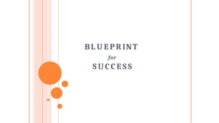 BL U E PR INT
for
S U C C E S S
 